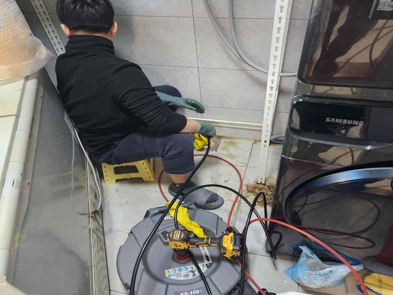 포천 싱크대막힘 작업사례 8